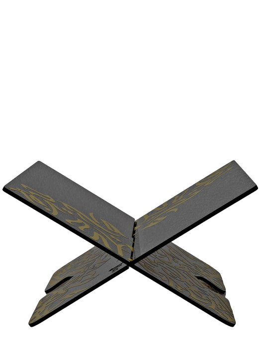 Qur'an Stand with Arabic Calligraphy - Black