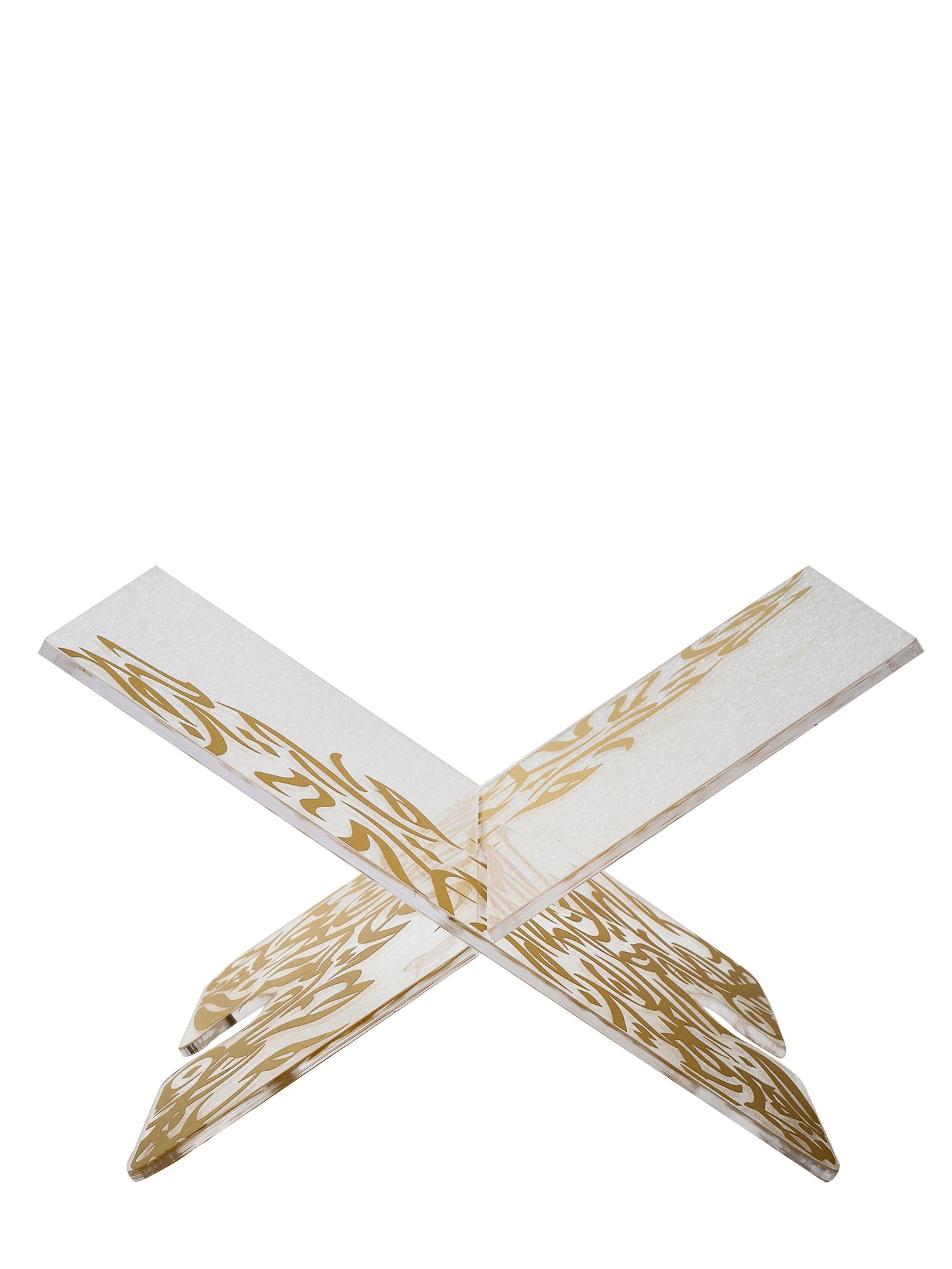 Qur'an Stand with Arabic Calligraphy - Clear