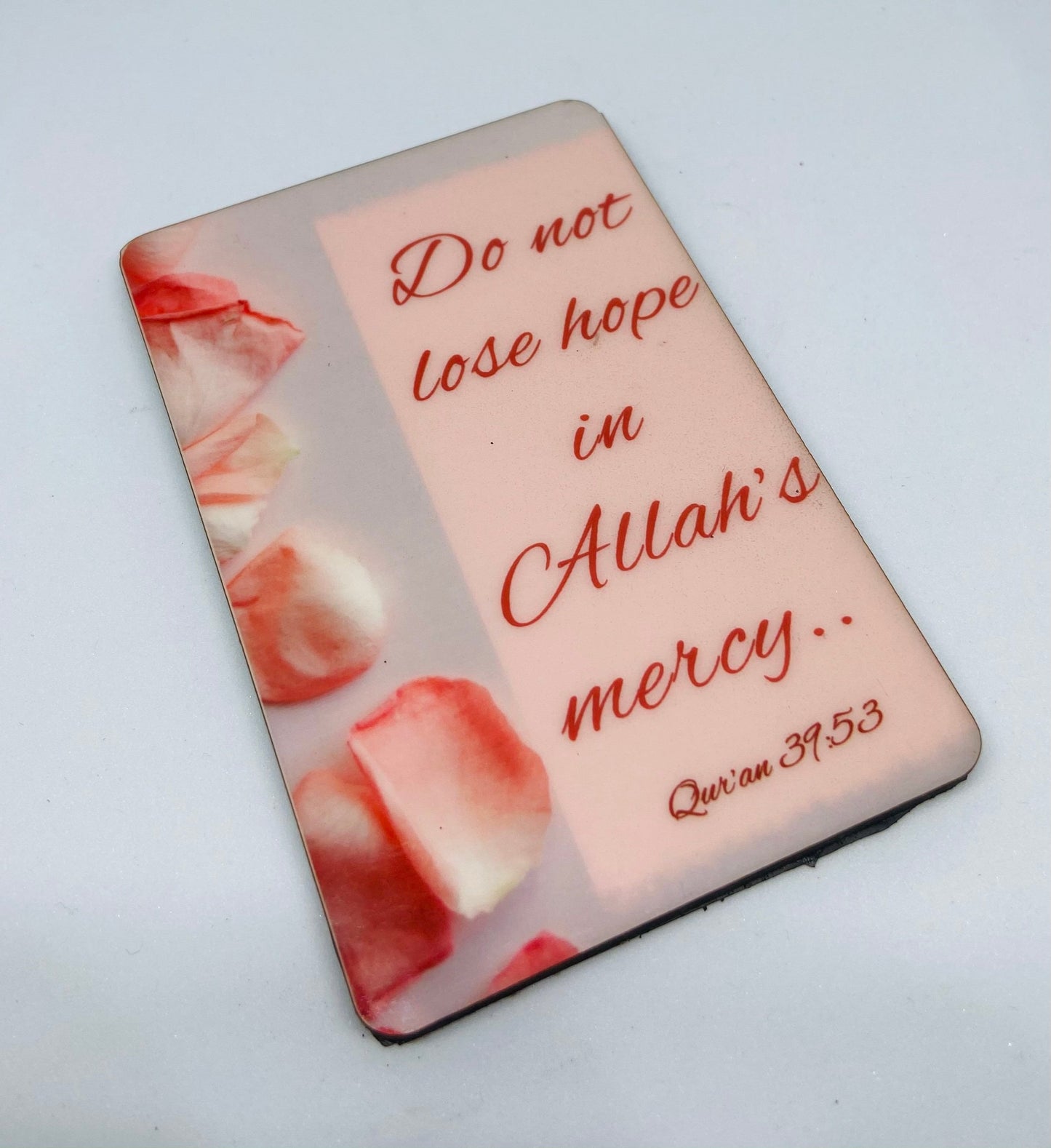 "Hope in Allah's Mercy" Fridge Magnet